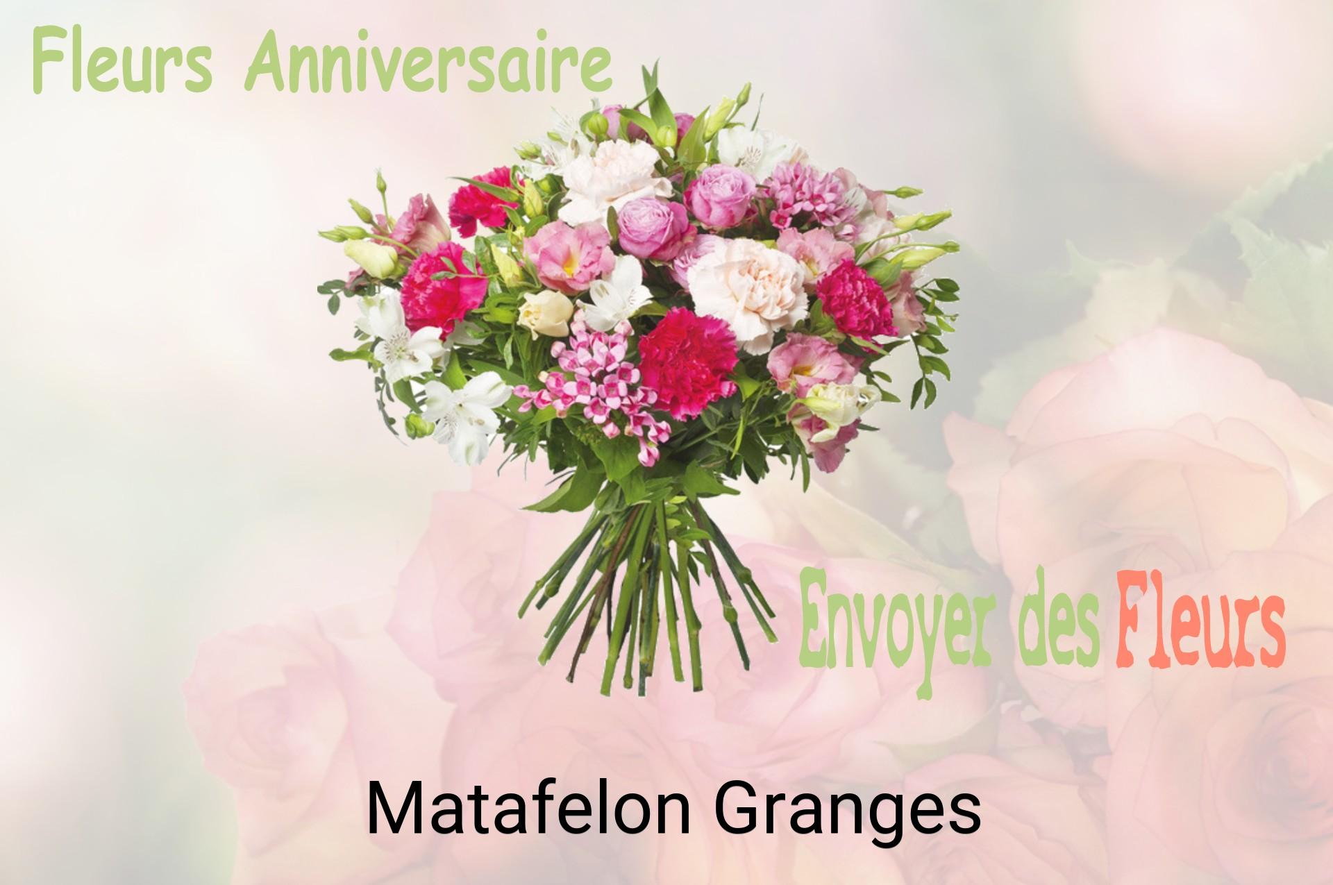 Bouquet de fleurs d’anniversaire livré à Matafelon-Granges