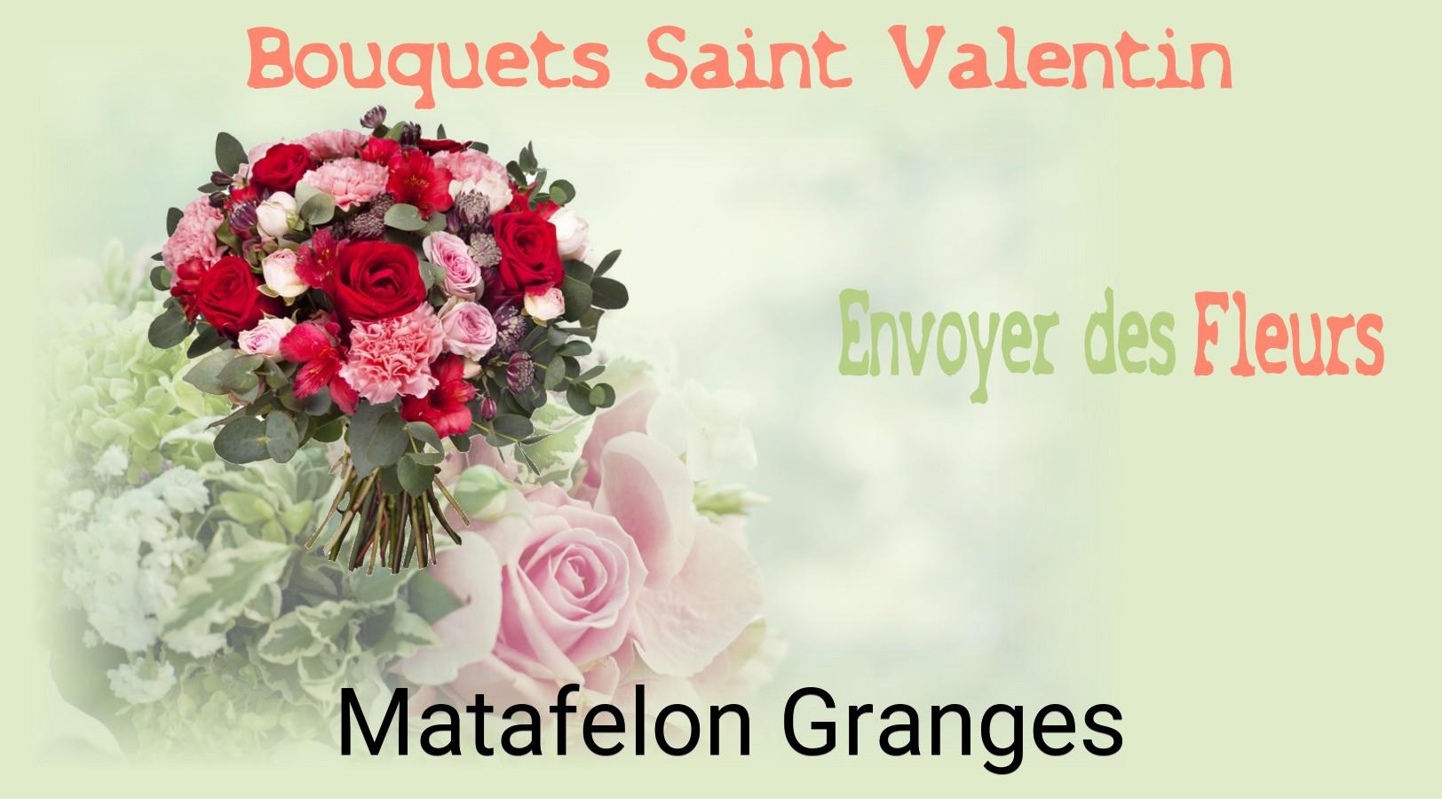Roses de Saint-Valentin livrées à Matafelon-Granges